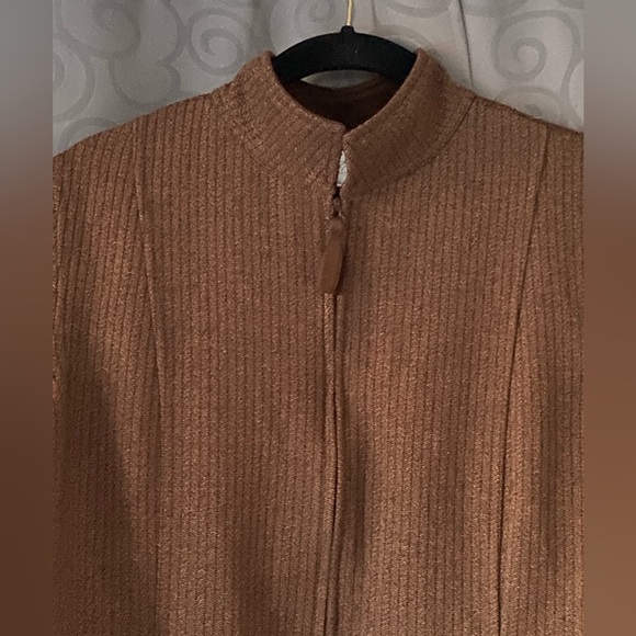 Emma James brown zip up jacket size medium - Picture 4 of 7
